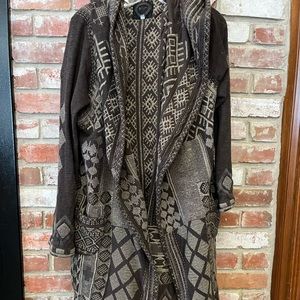 Biya Johnny Was Embroidered Long Cardi